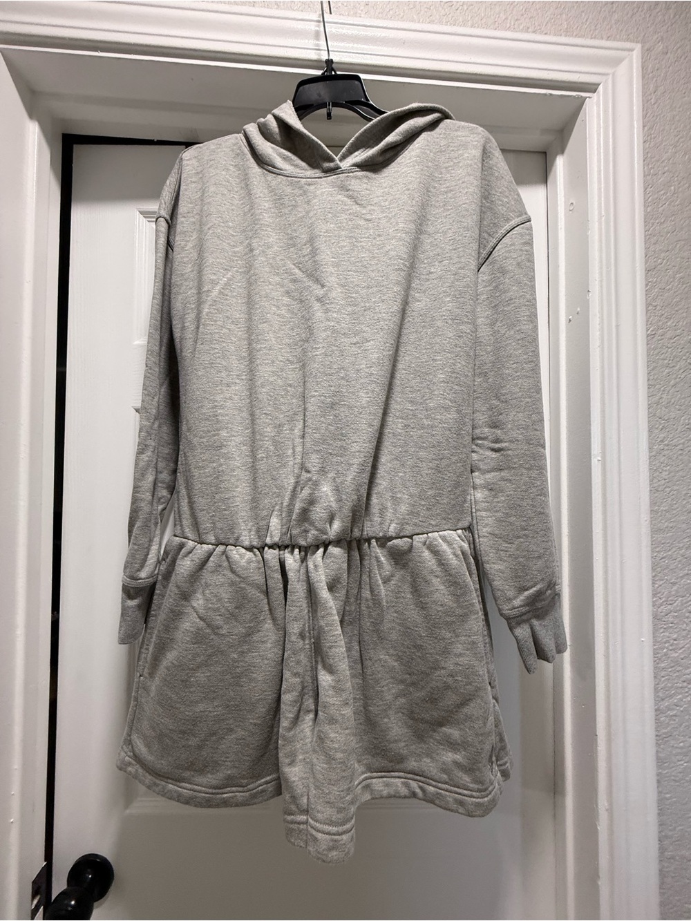 Free People Light Gray Hooded Jumpsuit Romper